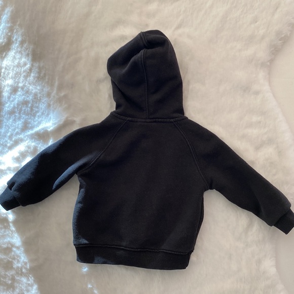 Nike Black Logo Zip-Up Hoodie 6-9 Months - Picture 3 of 7
